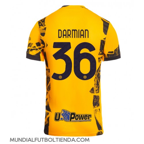 Camiseta Inter Milan Matteo Darmian #36 Tercera Equipación Replica 2024-25 mangas cortas